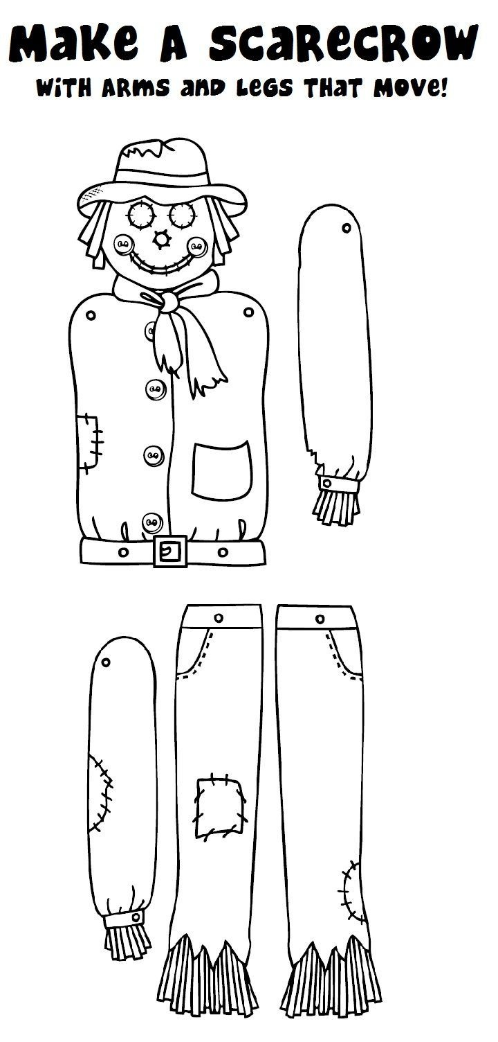 Scarecrow Template Free Printable