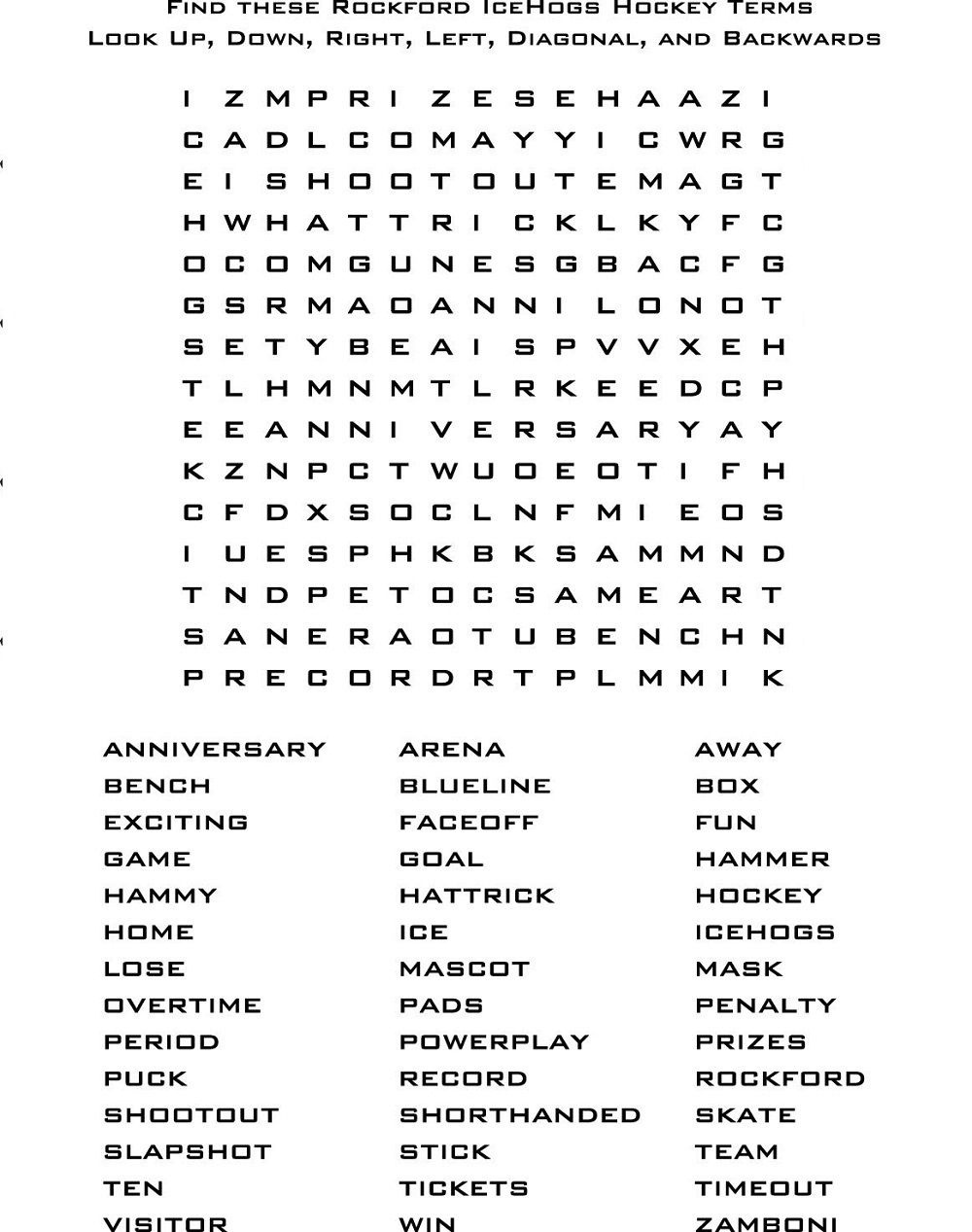 Advanced Word Search Printable