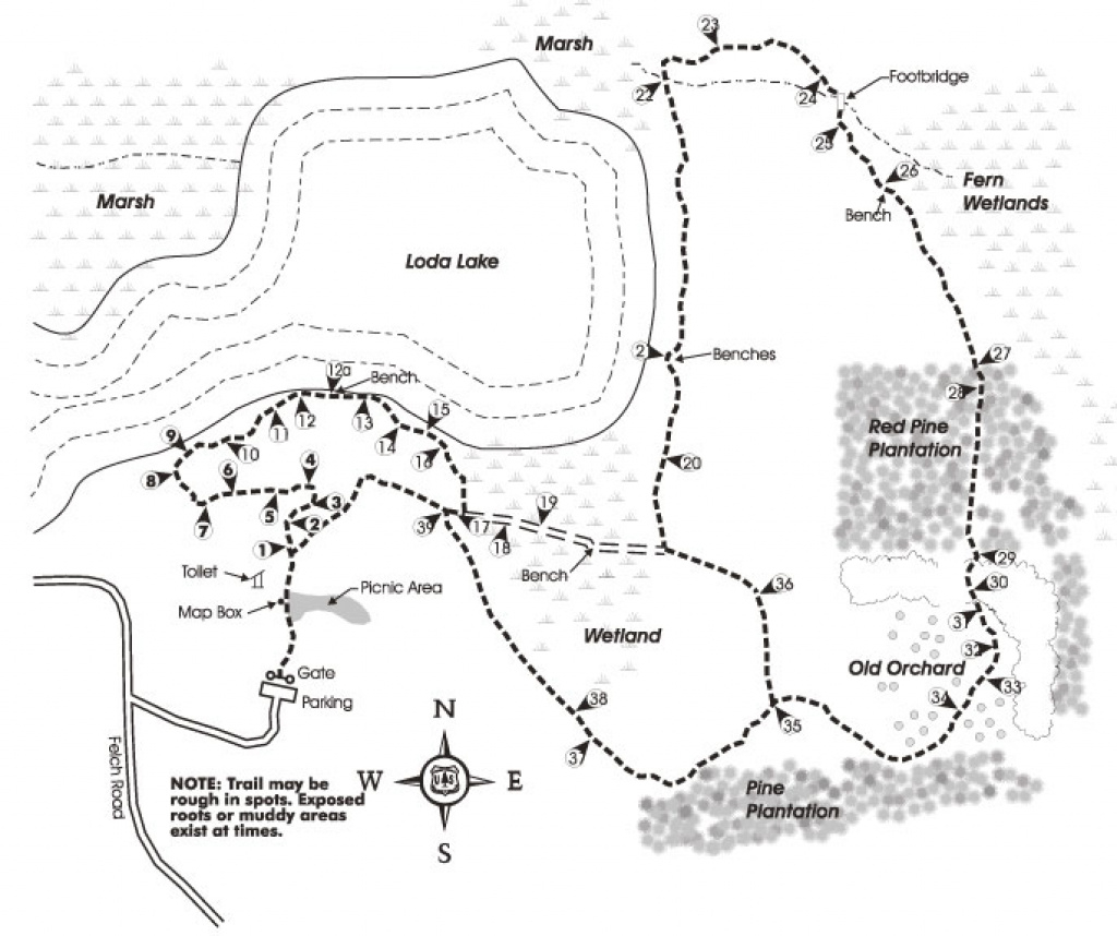 Michigan Trail Maps within Allegan State Game Area Trail Map