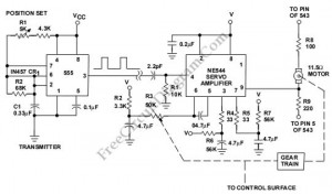 Servo Motor System Controller – Electronic Circuit Diagram