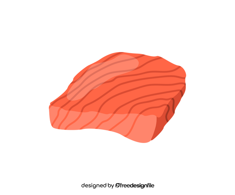 Cartoon fish steak clipart