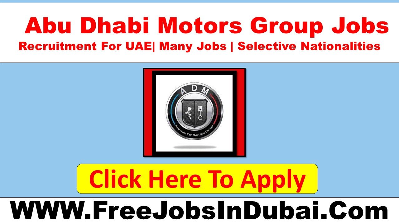 abu dhabi motors careers Jobs