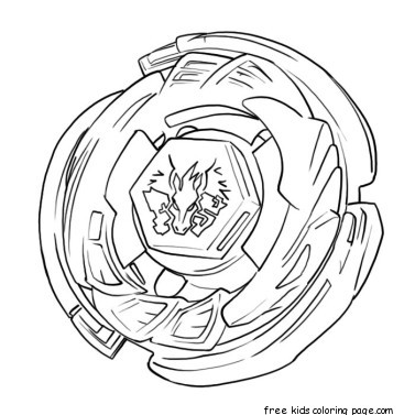 Printable beyblade coloring pages from metal fusion for boy