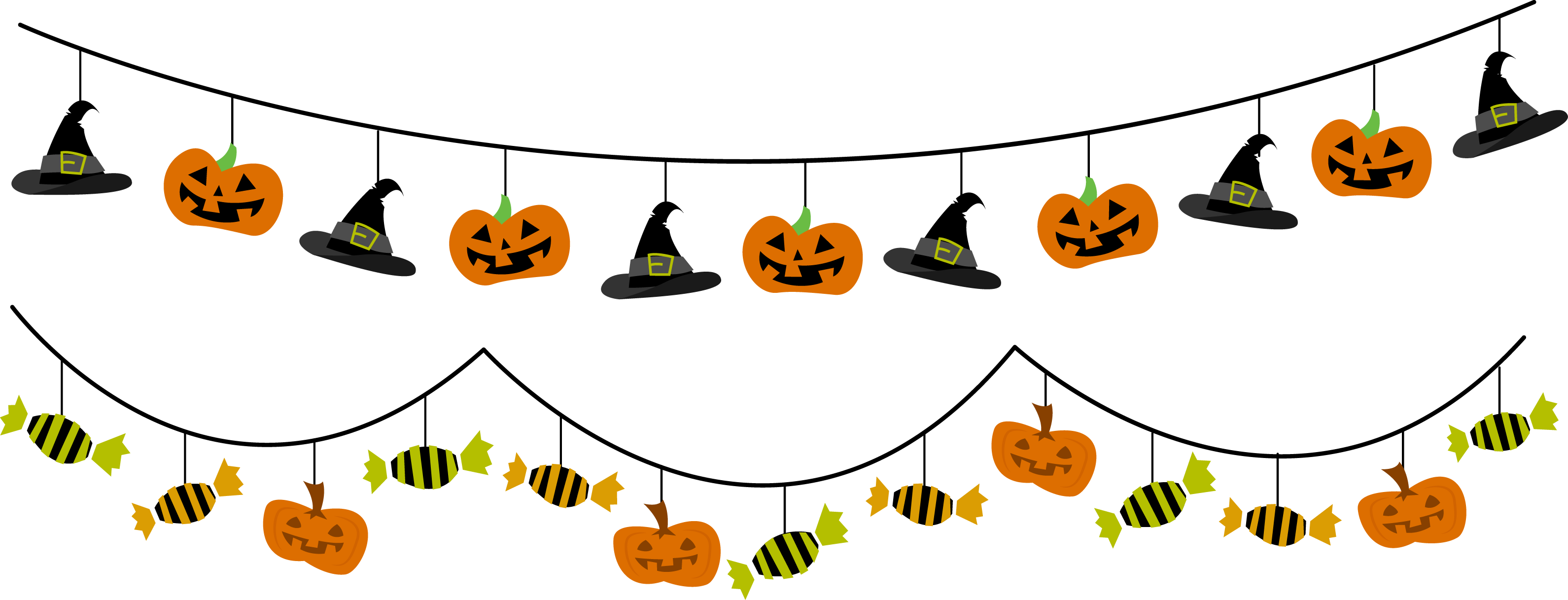 Party 31 October Halloween Line Free Download PNG HQ Transparent PNG Image