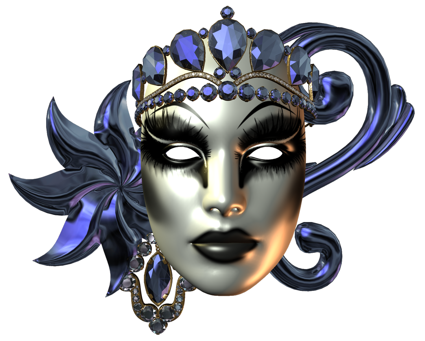 Carnival Mask Picture Transparent PNG Image