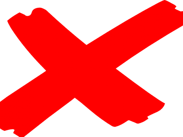 Cross Mark Free Clipart HQ Transparent PNG Image