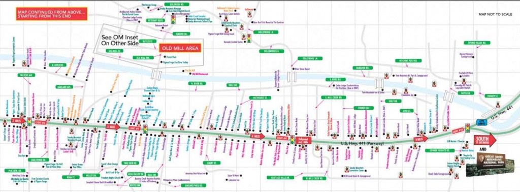 Pigeon Forge Map (87+ Images In Collection) Page 2 - Printable Map Of Pigeon Forge Tn