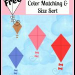 Free File Folder Game For Preschoolers: Kites!   The Measured Mom   Free Printable File Folder Games For Preschool