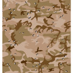 Desert uniform camouflage vector image