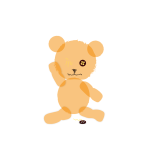 canvas Teddy Bear