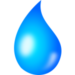 Water drop vector graphics