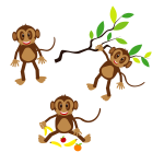 Happy monkeys