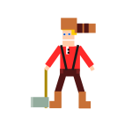 Lumberjack character