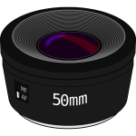 50mm camera lens