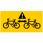 keep distance warning