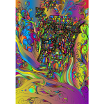 Fantasy Flourish Line Art Surreal 2