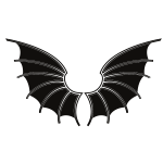 Wings silhouette