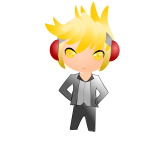 Kid with headphones