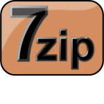 7zip Glossy Extrude Brown