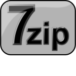 7zip Glossy Extrude Gray