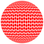 Alternating Hearts Sphere