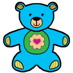 Blue Teddy Bear