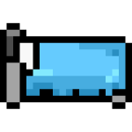 Bed in pixels