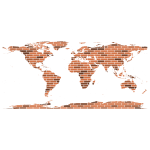 Bricks World Map