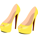 Yellow stilettos