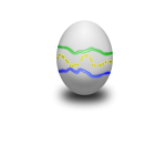 Easter egg vector clip art