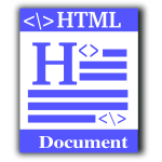 HTML file icon