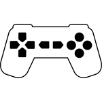 Game controller silhouette