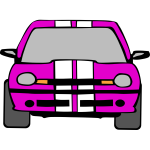 Vehicle front view vector