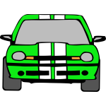 Passenger car vector image