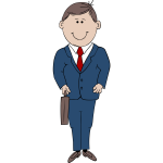 Man in Suit vector