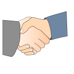 Handshake vector art