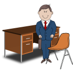 Teacher / Manager vector image