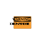 Rfc1394 Warning Do Not Enter Orange