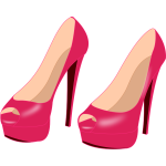 Pink shoes