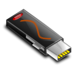 32Gb USB storage vector drawing