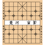 Chinese chess plate vector drawing