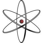 Stylized atom image