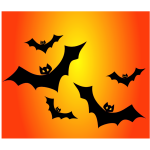 Color Halloween poster vector image