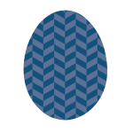 Decorative Easter egg vector graphics