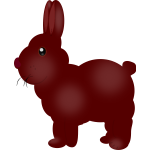 Chocolate bunny vector image