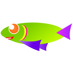 Caribbean fish vector image