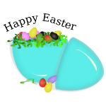 Vector image of bowl of eggs