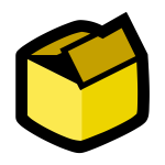 Vector graphics of packaging box icon