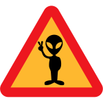 Warning for aliens