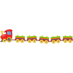 Train with 5 wagons